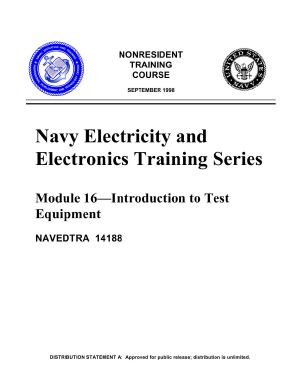 [Navy Electricity and Electronics Training Series 16] • Introduction to Test Equipment